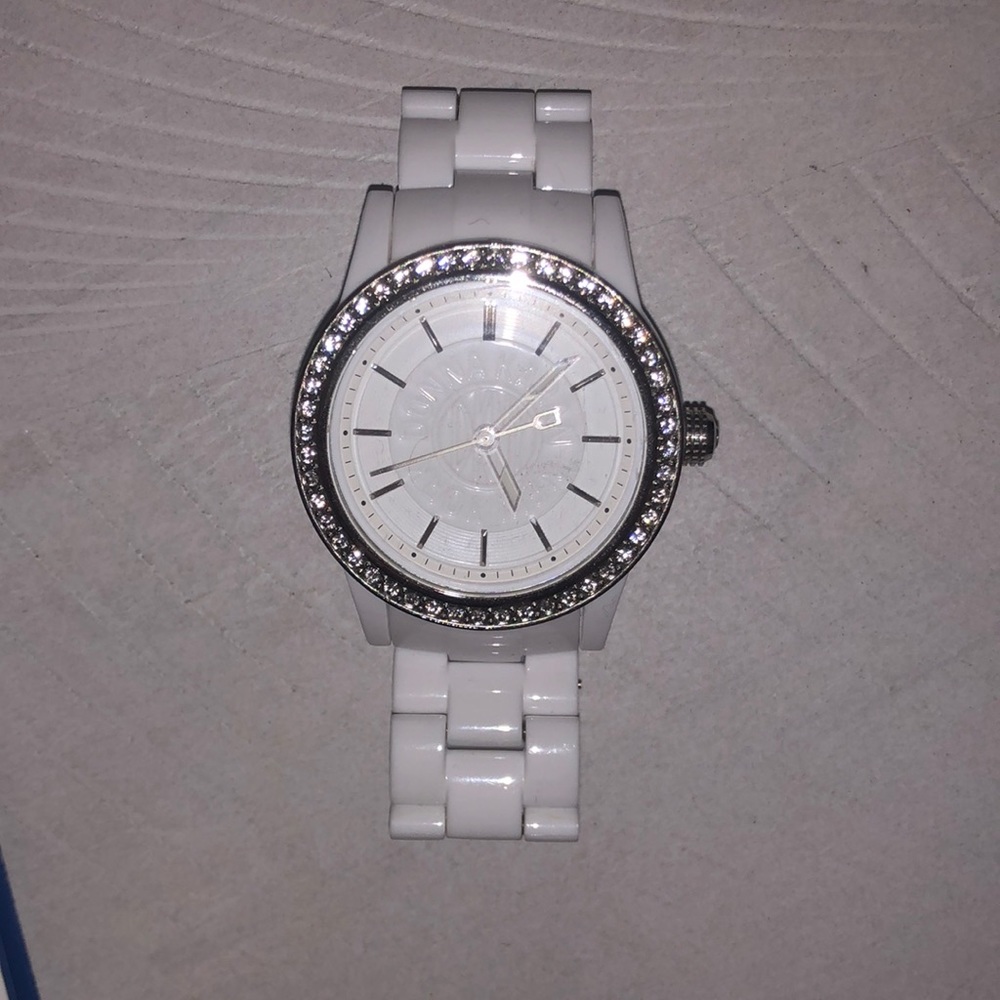 DKNY white watch